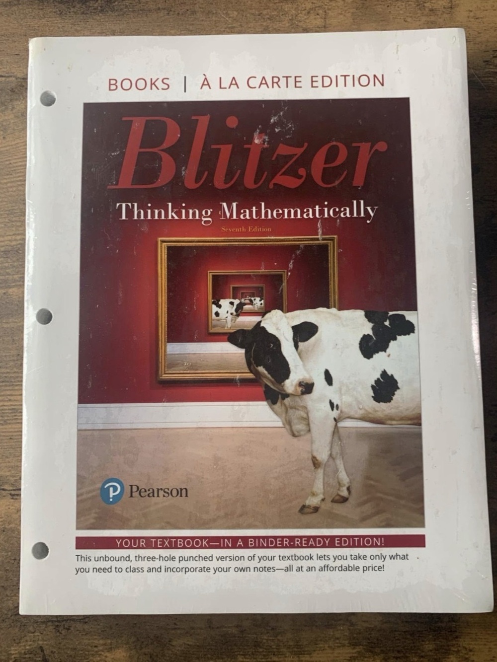 Sealed Blitzer Thinking Mathematically College TextBook Binder-Ready